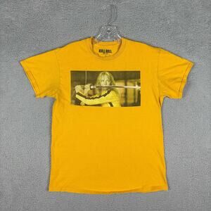 Kill Bill Vol. 1 T-shirt Men’s Medium Yellow Promo The Bride Hattori Hanzo Sword